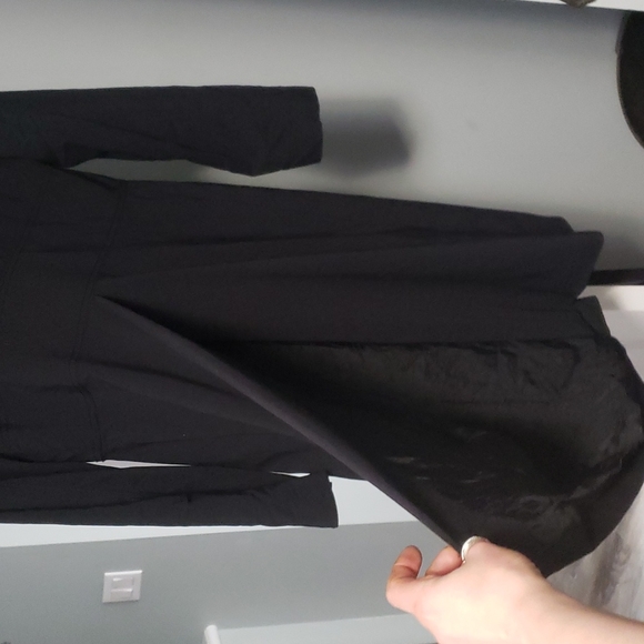 Max Studio black trench jacket - Picture 3 of 3